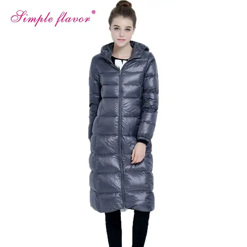 2017 New Brand Ladies Winter Warm Coat Plus Size Ultra Light Long White Duck Down Jacket Women Hooded Jackets Outwear BF795 ladies consultation coat white size 14 1 each model 88018qhw14