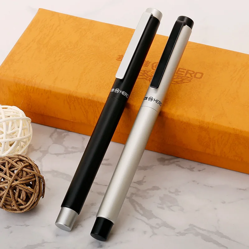 

High quality Titanium Fountain Pen Golden Ink Pens High-end Luxury Pen For Business Office Gift writing Calligraphy Lettering