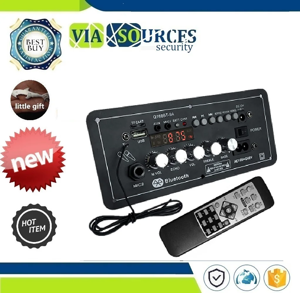 Поддержка AUX карты памяти У диска Запись радио 12 V AC220V Bluetooth сабвуфера усилителя