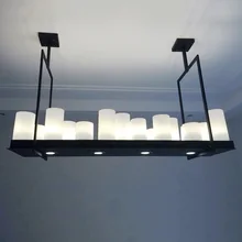 Ретро Промышленность подвесной подсвечник огни креативная гостиная ресторан спальня романтический буфет ресторан отель подвесные светильники ZA