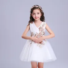 Горячее предложение, новое летнее роскошное свадебное вечерние платье с бусинами и аппликацией, праздничное платье принцессы из тюля на день рождения, первое платье для девочек, платье для причастия zq155