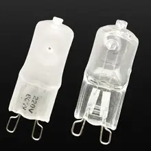 5 шт./лот, 2800 k, 20 Вт, 40 Вт, 60 Вт, 220 В, G9, галогенный светильник, лампы, теплый белый капсульный матовый хрустальный светильник для дома G9