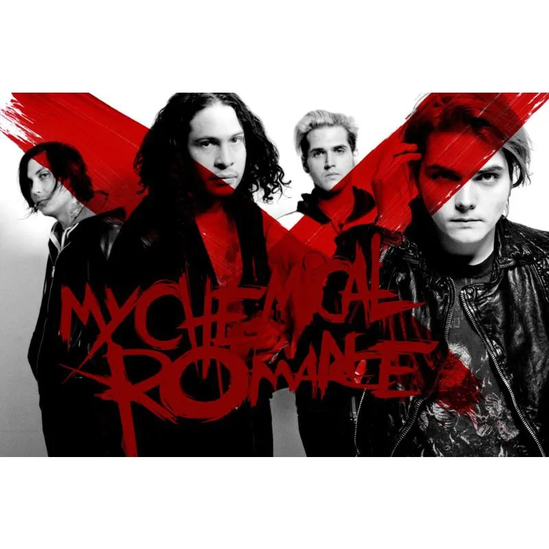 

Home Decor My Chemical Romance Canvas Fabric Cloth Poster Custom Canvas Printing With your own image