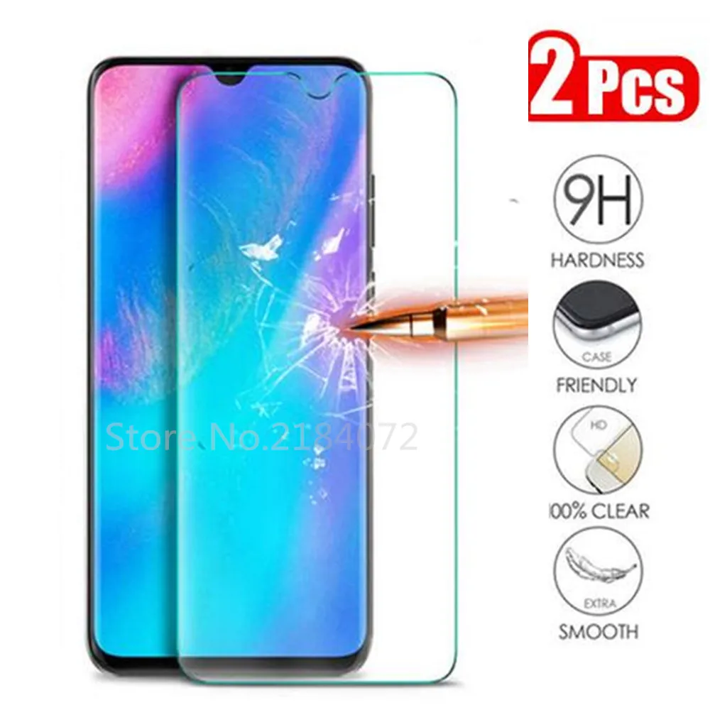 

2Pcs Huawei Huawei P Smart Z 2019 Tempered Glass for Huawei Honor 10i 20i 8A 8S 10 Lite 8C 8X Play Protective Screen Protector