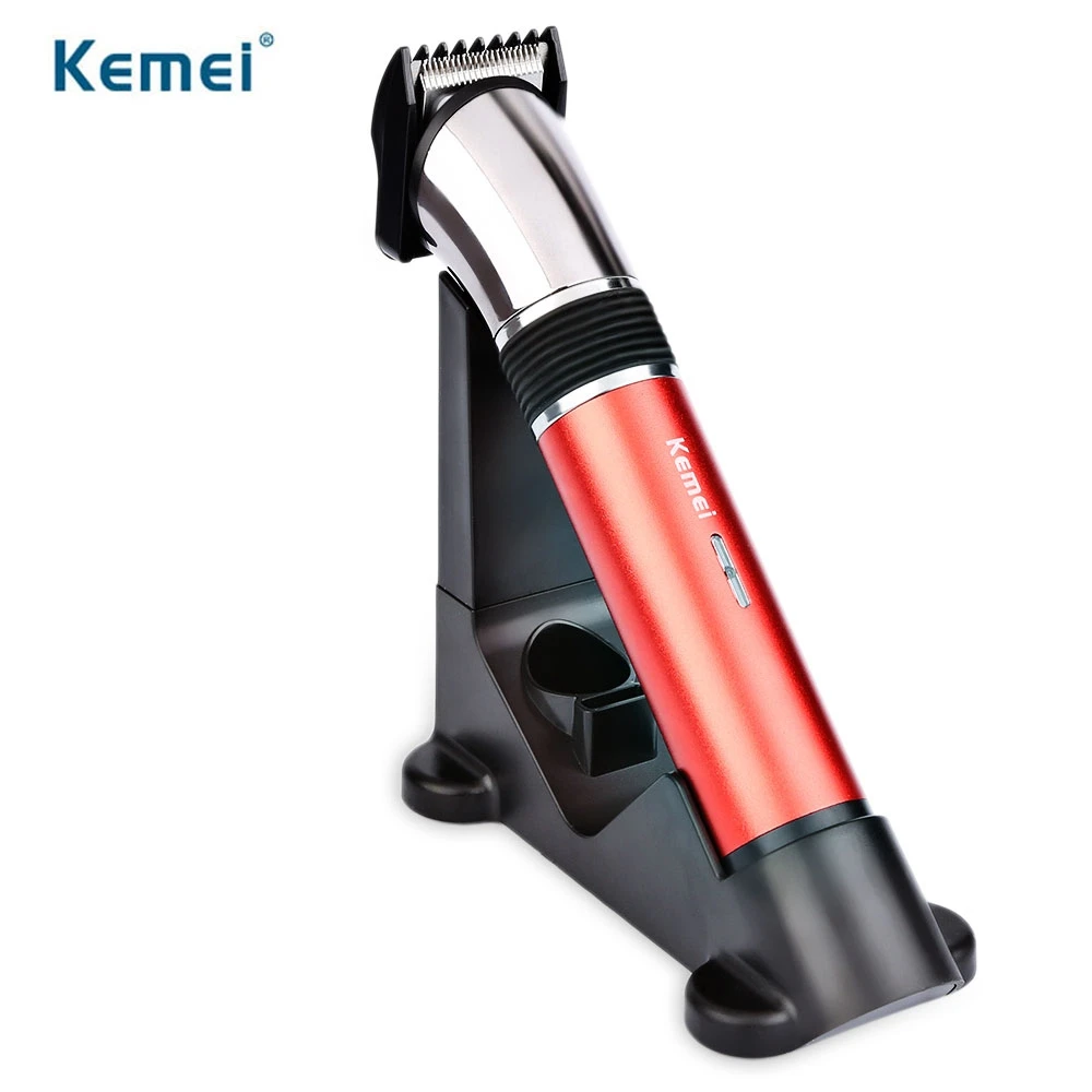 Kemei Original Electric Washable Hair Clipper Professsional Rechargeable Hair Trimmer Beard font b Shaver b font