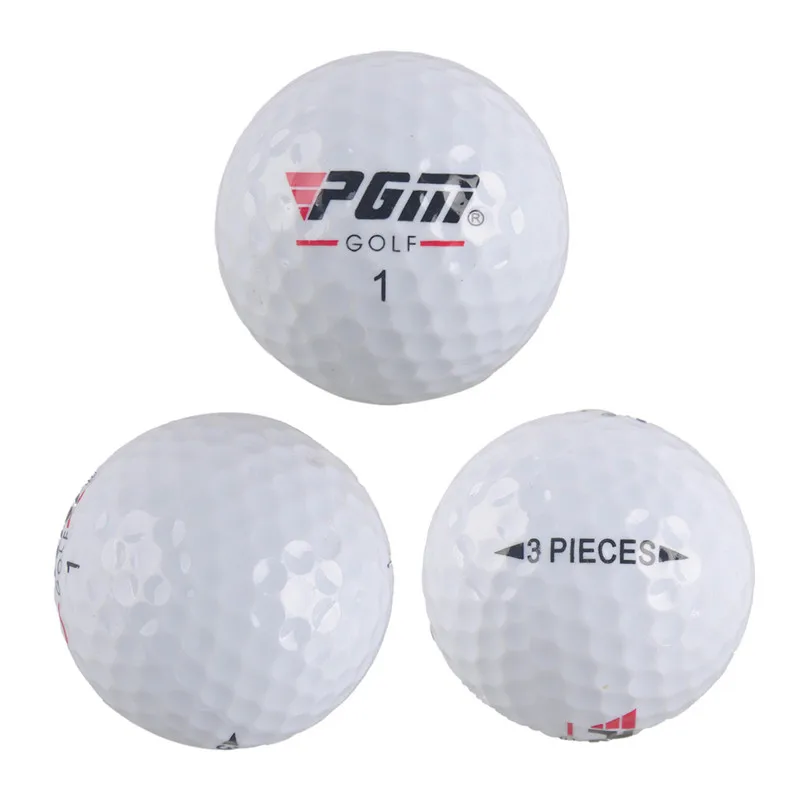 5 шт. PGM, брендовые для гольфа мяч игра "Уличный гольф" игра тренировочный матч соревнования резиновый трехслойный высококачественный мяч для гольфа белого цвета