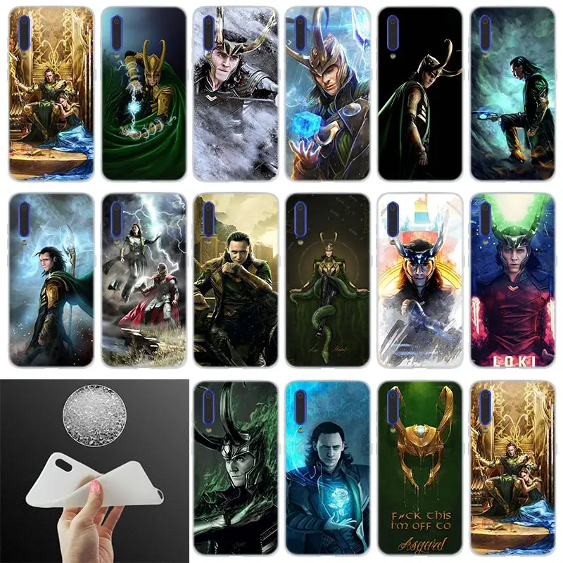 

Silicone Phone Case Marvel Loki For Xiaomi 9 se 8 lite 6X 5X Mi a1 a2 A3 Lite f1 Max 3 redmi 7a Note 7 pro 6 5 go Cover
