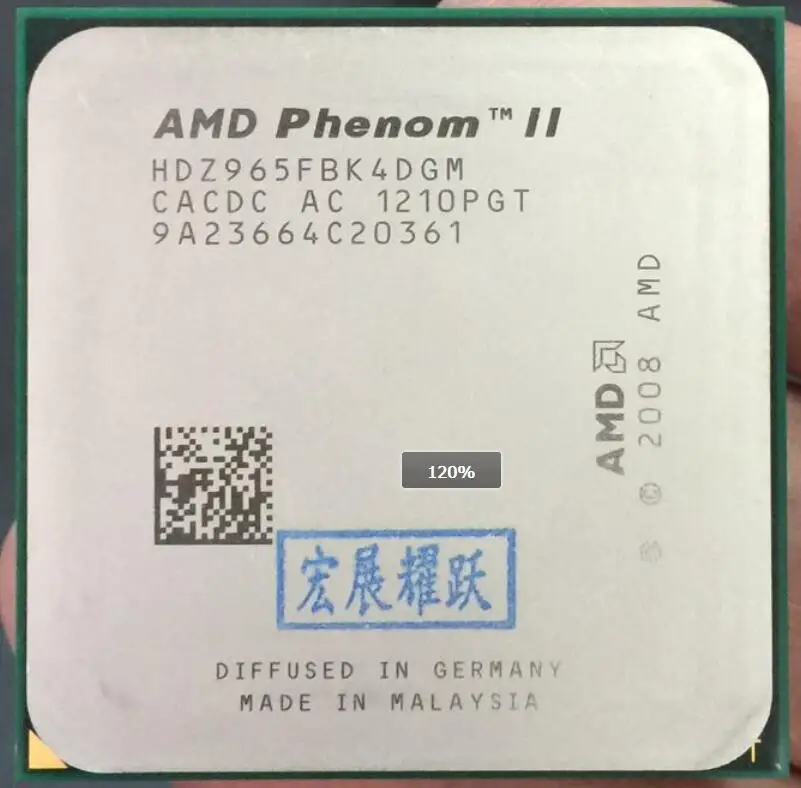 

AMD Phenom II X4 965 X965 125W Quad-Core AM3 938 CPU 100% working properly Desktop Processor