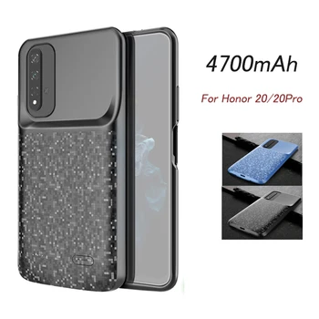 

New High Quality 4700mah Power Bank Case For huawei honor 20/20Pro Pack Backup Battery Charge Case Cover For Huawei Honor 20Pro