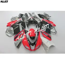 Красные, черные Инъекции обтекатель комплект кузов для Kawasaki Ninja ZX-6R 2007-2008