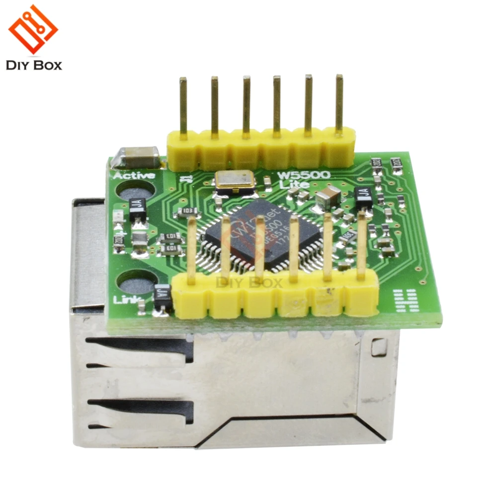 

USR-ES1 ENC28J60 W5500 Chip SPI to LAN Ethernet Converter TCP/IP Module
