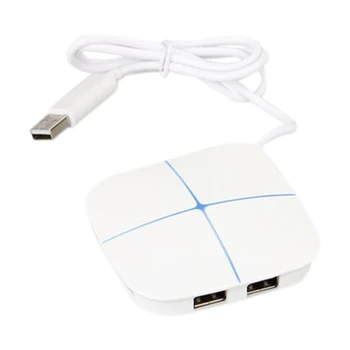 

6-port 2-card Slot USB 2.0 Hub Splitter, SD/TF Card Reader For Desktop/Laptop Support Digital Camera/Printer/Flash Drive