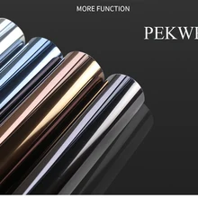 Односторонний перспективный стеклянный коврик анти-ультрафиолетовая Наклейка на окно домашняя Светоотражающая Солнечная пленка тент летний солнцезащитный, изоляционный экран пленка