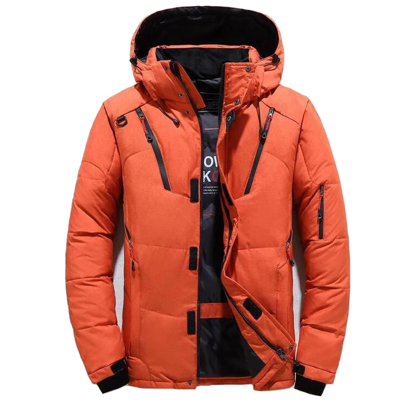 long puffer coat Down Jacket Men Casual Spring Autumn Winter Stand Collar Fashion Warm Coat Mens Ultra Light Thin White Duck Down Jackets 4XL waterproof puffer jacket