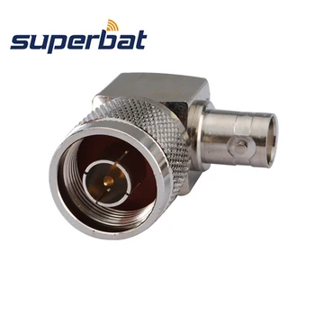 

Superbat 5 pcs N-BNC RF Adapter N Male Plug to BNC Female Jack Right Angle Coaxial Connector