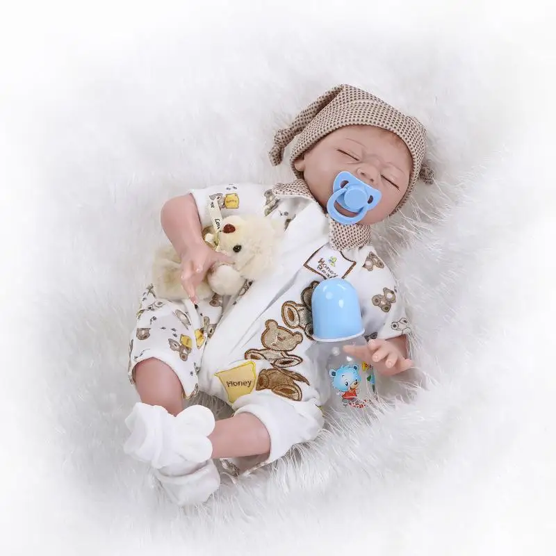 Silicone-Doll-Reborn-Babies-Sleeping-Closed-Doll-Lifelike-Realistic-Baby-Doll-Kids-Growth-Partners-Juguetes-Brinquedos (1)