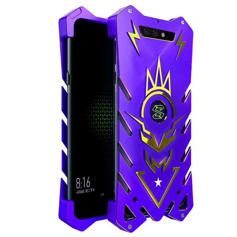 For Xiaomi Black Shark Zimon Luxury New Thor Heavy Duty Armor Metal Aluminum Phone Case For Xiaomi Black Shark Case For Xiaomi Black Shark Zimon Luxury New Thor Heavy Duty Armor Metal Aluminum Phone Case For Xiaomi Black Shark Case