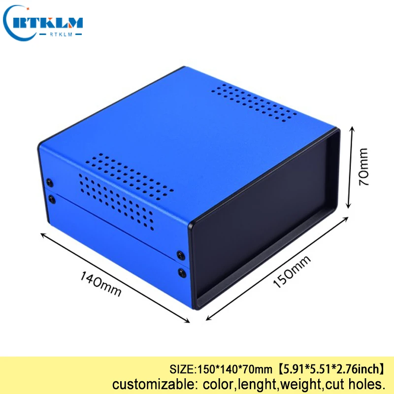 Железный корпус для электроники diy корпус для инструментов корпус для проекта железная электрическая распределительная коробка 150*140*70 мм BDA40004(W140