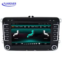 FREE SHIPPING car dvd player original OEM for vw style tiguan touareg bora polo golf passat b5 b6 jetta radio miralink audio gps
