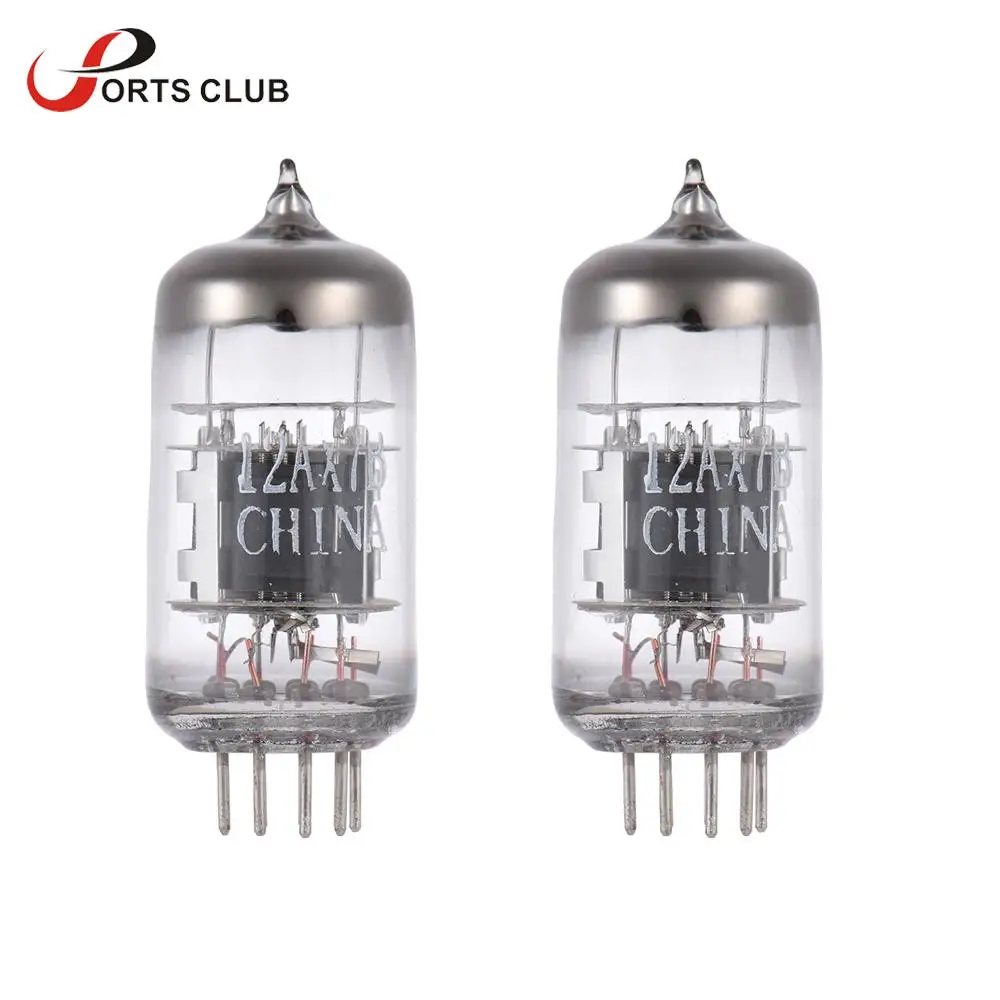 2pcs 12AX7B Preamp Electron Vacuum Tubes 9 pin Dual Triode for 12AX7