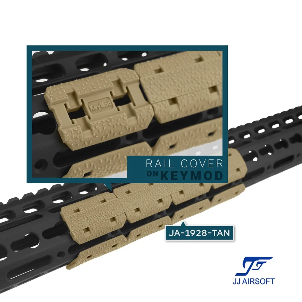 12-шт 12 шт Type2 Keymod Rail Cover Set(черный/Тан/Delux