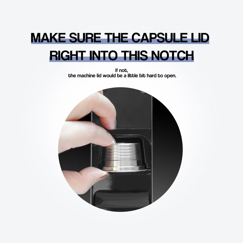 

Coffee Capsule Reusable Stainless Steel For Lavazza Blue Stainless Steel Metal For lavazza blue LB951/Saeco CB-100