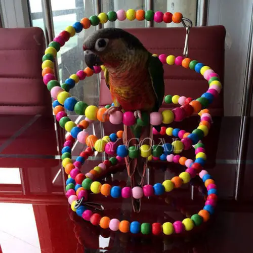 Игрушка попугай подпрыгивающая клетка спиральная лестница игрушки PeonyS Bouncings