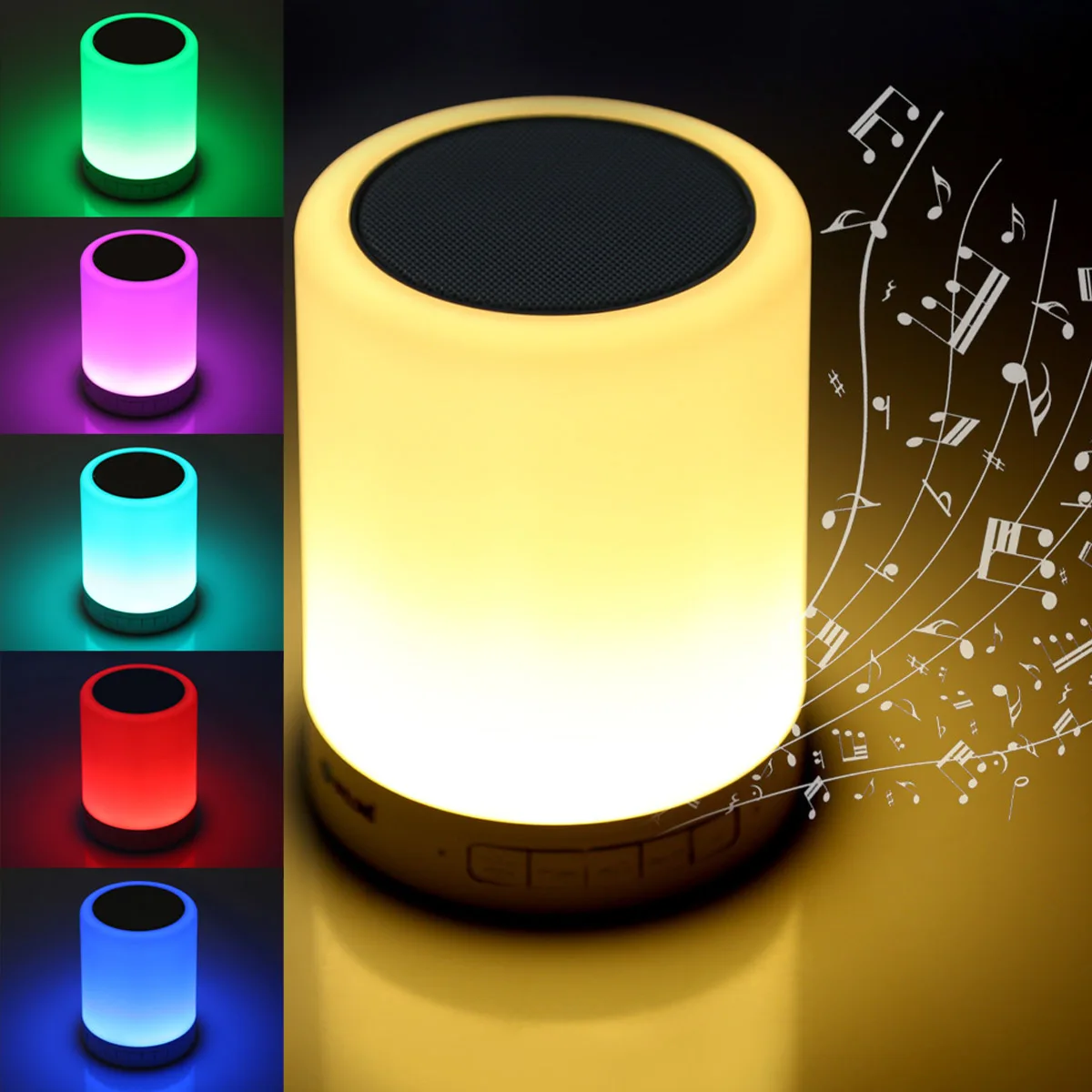 

Intelligent bluetooth Music Player Dimmable Nightlight (DC 5V)