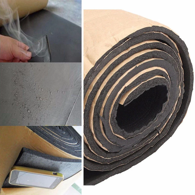 

Car Auto Van Sound Proofing Insulation Closed Cell Foam 5mm With Adhesive NEW