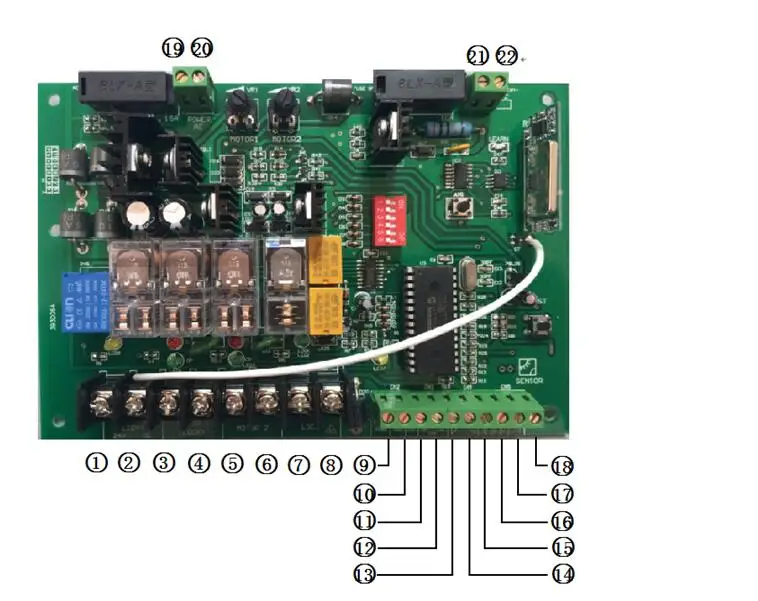 de circuito controlador do motor pcb placa