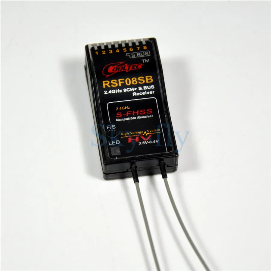 Cooltech RSF08SB s-fhss SBUS совместимый 8ch приемник 10J 8J 6K 6J 14sg 18MZ WC 18SZ | Игрушки и хобби