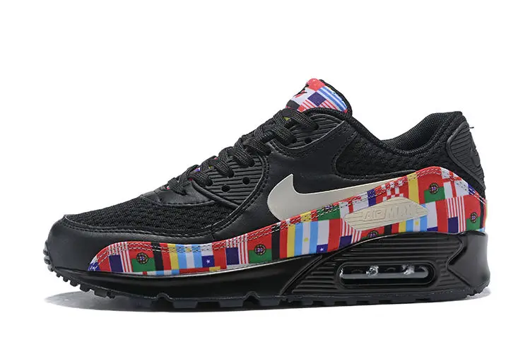 Nike Air Max 90 обувь NIC QS мужские кроссовки для бега Международный флаг AO5119 Оригинальная продукция Nike Air Max 90 кроссовки для бега