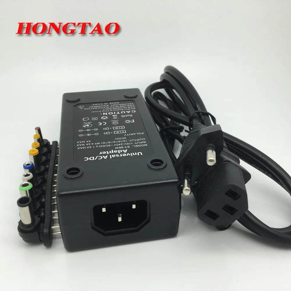 

110-220v AC To DC 12V/15V/16V/18V/19V/20V/24V Laptop Charger Adapter 96W Universal Laptop PC Netbook Power Supply Charger