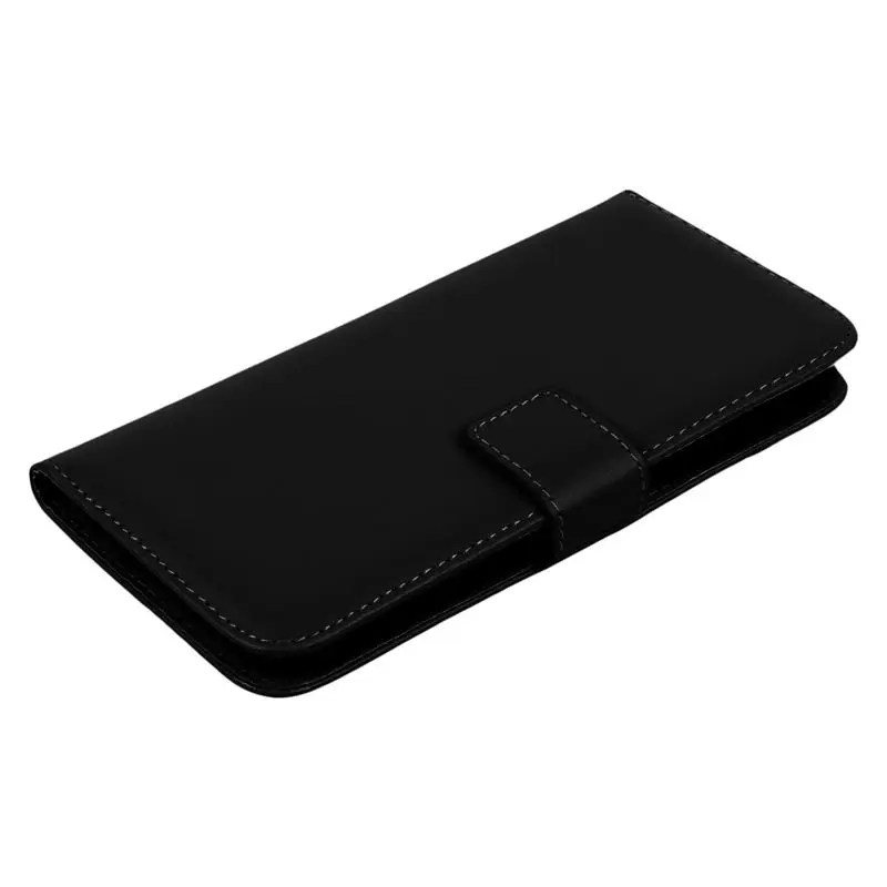 Best Bookcase for Samsung Galaxy Cover Cell Phone Cases Flip Protector Guard Flip Cover for Samsung Galaxy S6 Edge Black Phone