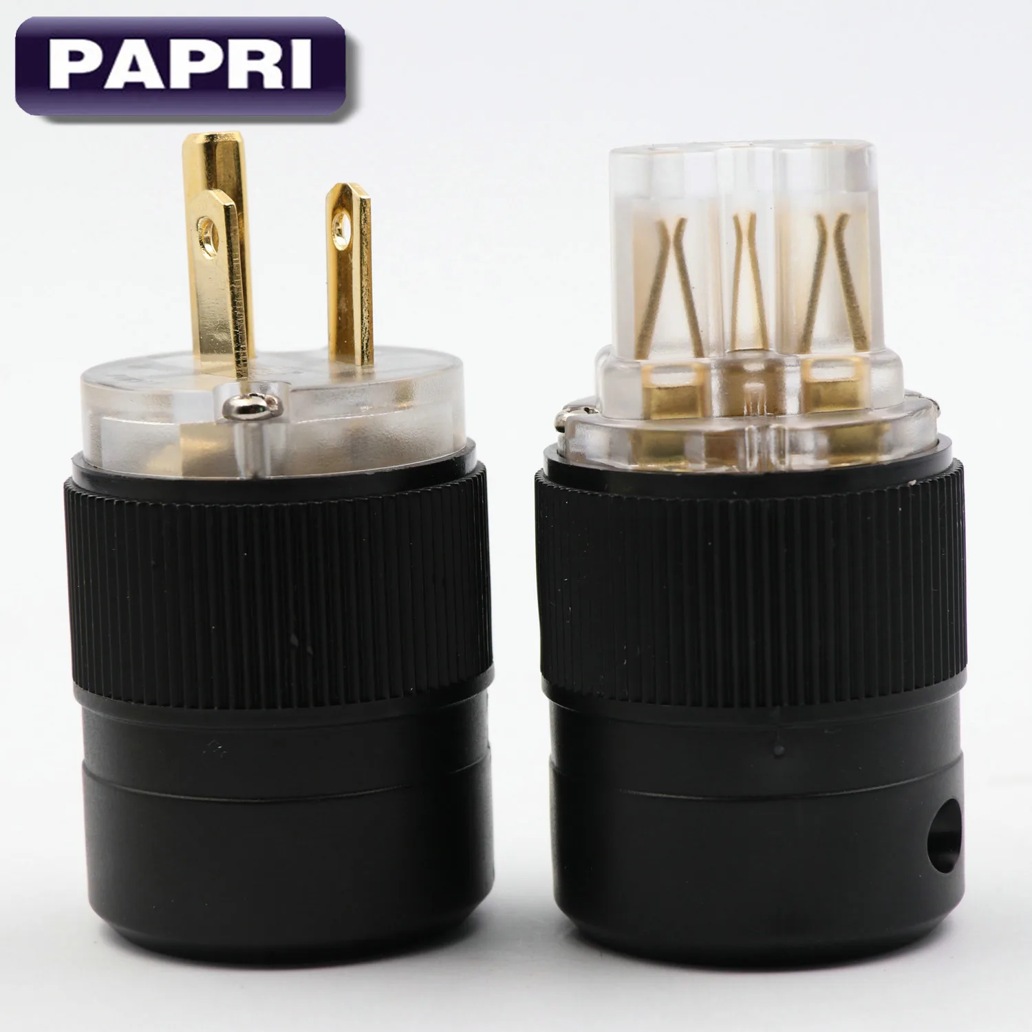 PAPRI Audio Power Plugs HiFi Golded Plated Adapter FP 15 US Standard