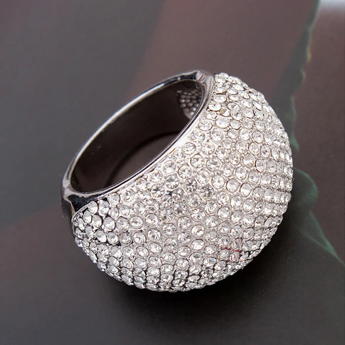 Malanda Новые круговой кристаллами от Swarovski великолепные Кольца для Для женщин Мода