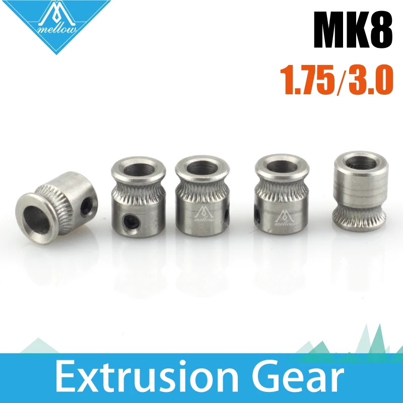 9 5 11Mm Mk8 Extrusion Gear 1753Mm For Reprap Makerbot 3D Printer Accessories Concave Extruder Driver Wheel Feeding huismerk kopen in de aanbieding 9 5 11Mm Mk8 Extrusion Gear 1753Mm For Reprap Makerbot 3D Printer Accessories Concave Extruder Driver Wheel Feeding huismerk kopen in de aanbieding