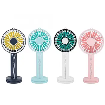 

Ventilador Mini Handheld Summer Cooling Fan Zipper Power Bank Fans for Home Desktop Office Aire Acondicionado