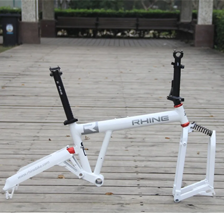 Новый 20 дюймов складной велосипед рама из алюминиевого сплава BMX диск/V тормоз
