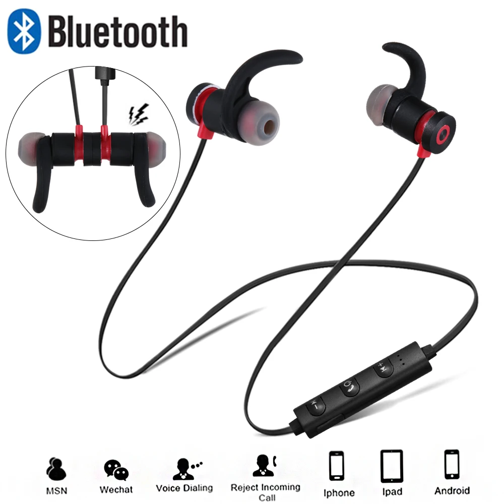 Sports Waterproof Earphone Bass Music Headset Bluetooth