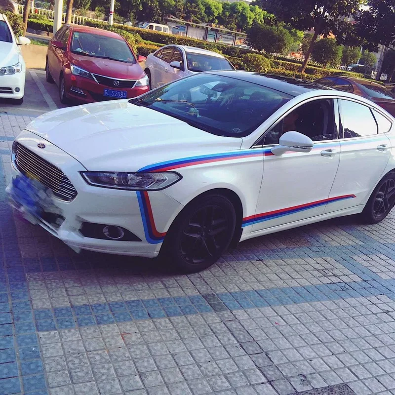 Декоративные наклейки для автомобиля в полоску гоночных автомобилей
