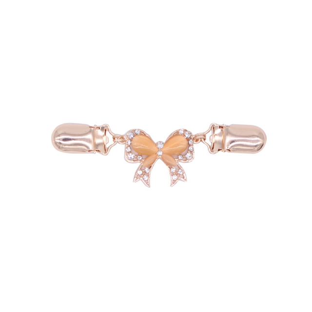 Clip Sweater Shawl Clips Keeper Collar Duck-mouth Plated Metal Clip Holder Garters Accessories Jewelry Gift