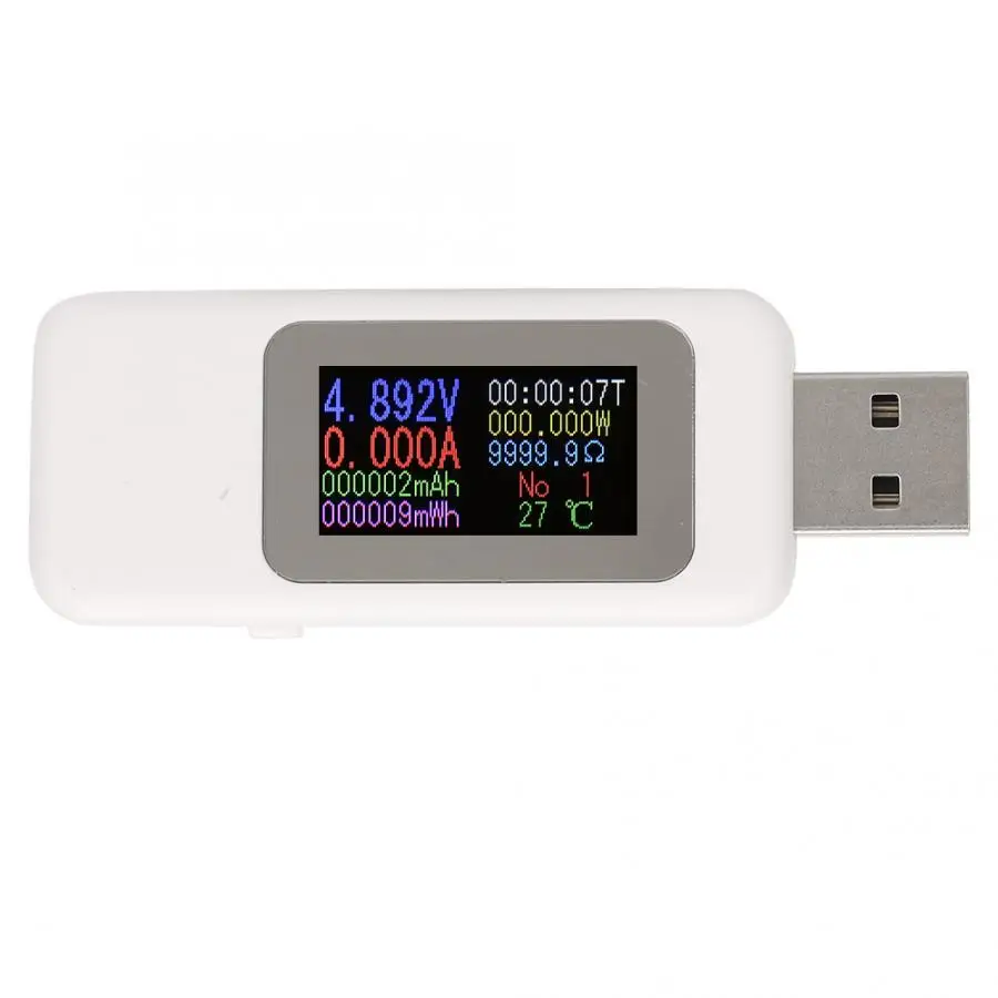 ЖК-дисплей USB тестер зарядное устройство детектор цифровой вольтметр Амперметр измеритель напряжения DC4-30V цифровой амперметр