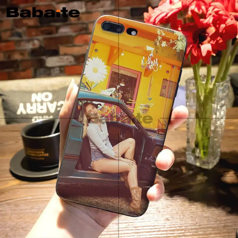 Babaite Miley Cyrus мягкий резиновый черный чехол для телефона iPhone 5 5Sx 6 7 7plus 8 8Plus X XS MAX XR 11