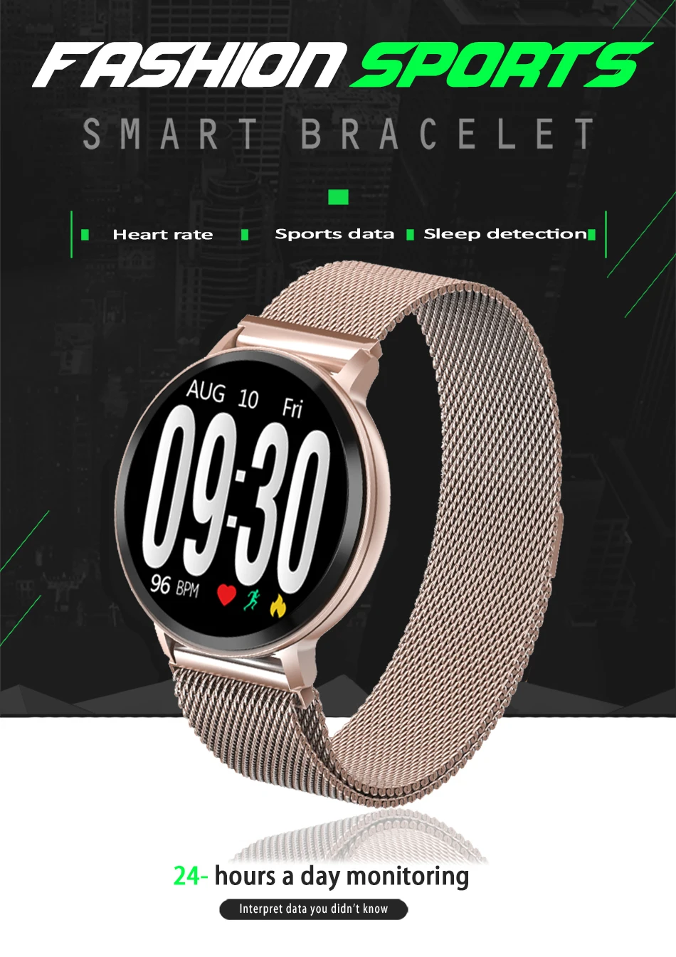 Умные часы для мужчин и женщин умные наручные часы-браслет монитор сердечного ритма фитнес-трекер Смарт-браслет кровяное давление дети Smartwatch