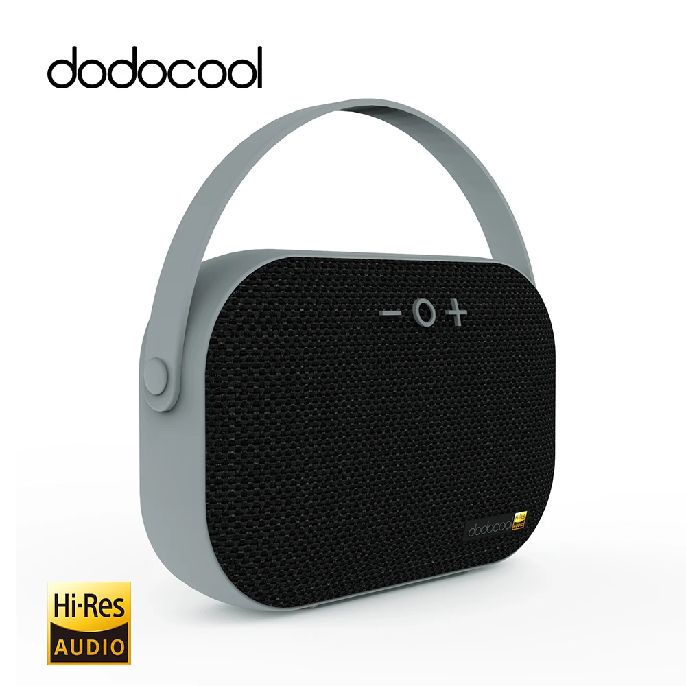 

dodocool Hi-Res Wireless Speaker Mini Bluetooth Speaker Rechargeable Portable Speaker with Mic Surpport TF Card USB Disk 32GB