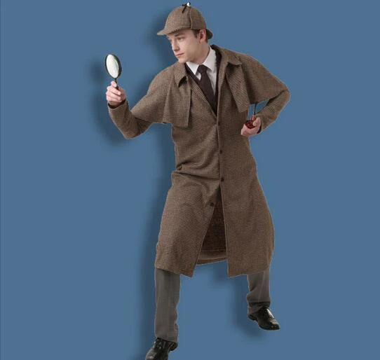 Ropa Cosplay detective sherlock holmes escudo set traje adulto disfraz De  Halloween ropa traje de Mucama ropa de Fiesta de la Cerveza|cosplay  clothing|detective costumescostume adult - AliExpress