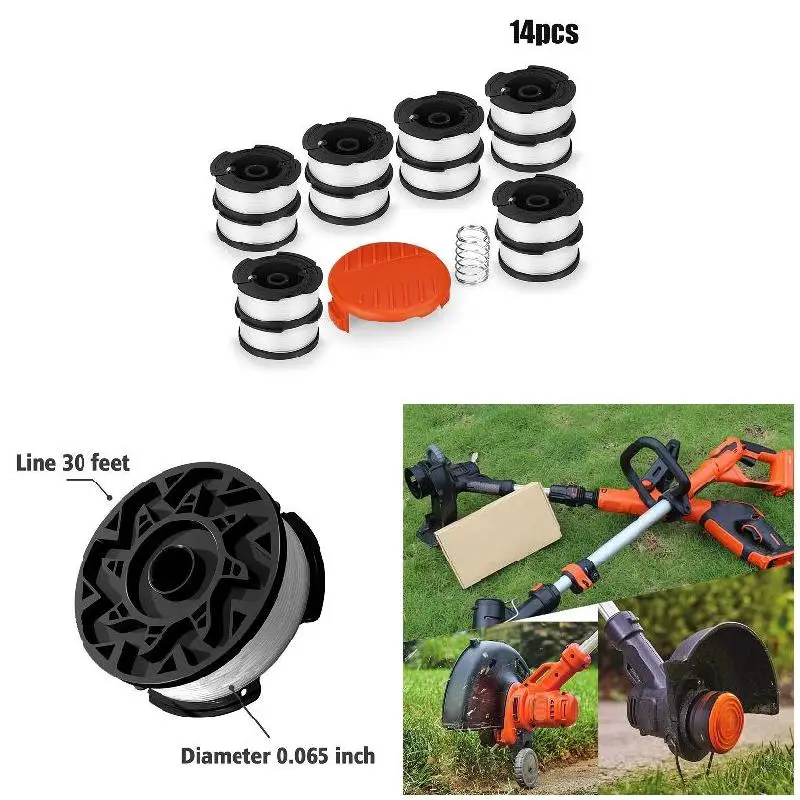 30ft .065/" Line String Trimmer Spool For BLACK DECKER AF-100-3ZP