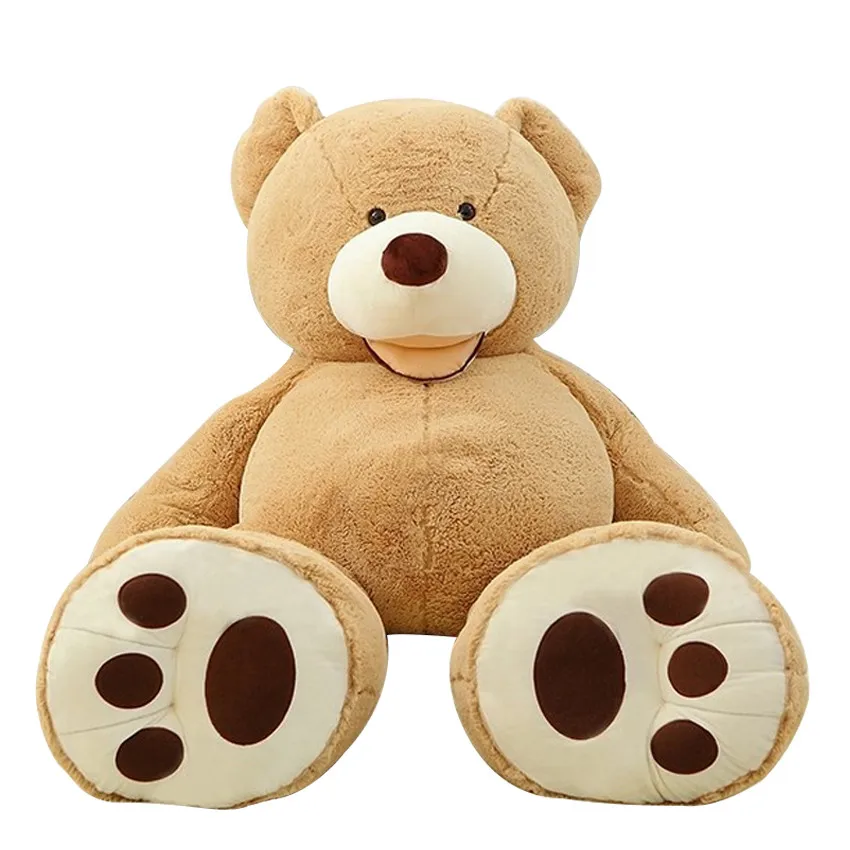Miaoowa 1pc Huge Size 160cm USA Giant Bear Skin Animal Teddy Bear Hull Coat Super Quality Lovely Plush Toys for Girls Kids Child Miaoowa 1pc Huge Size 160cm USA Giant Bear Skin Animal Teddy Bear Hull Coat Super Quality Lovely Plush Toys for Girls Kids Child