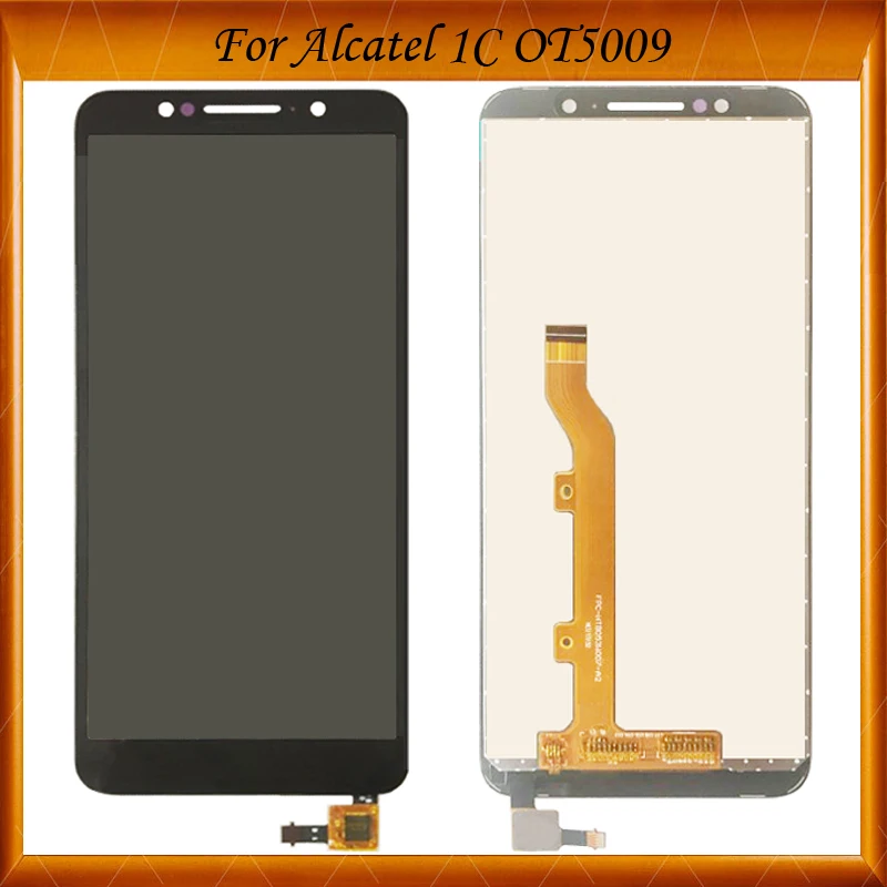 

100% Working Well For Alcatel 1C 5009 5009D OT5009 LCD Display Touch Screen Assembly Digitizer Alcatel 1C Screen Replacement